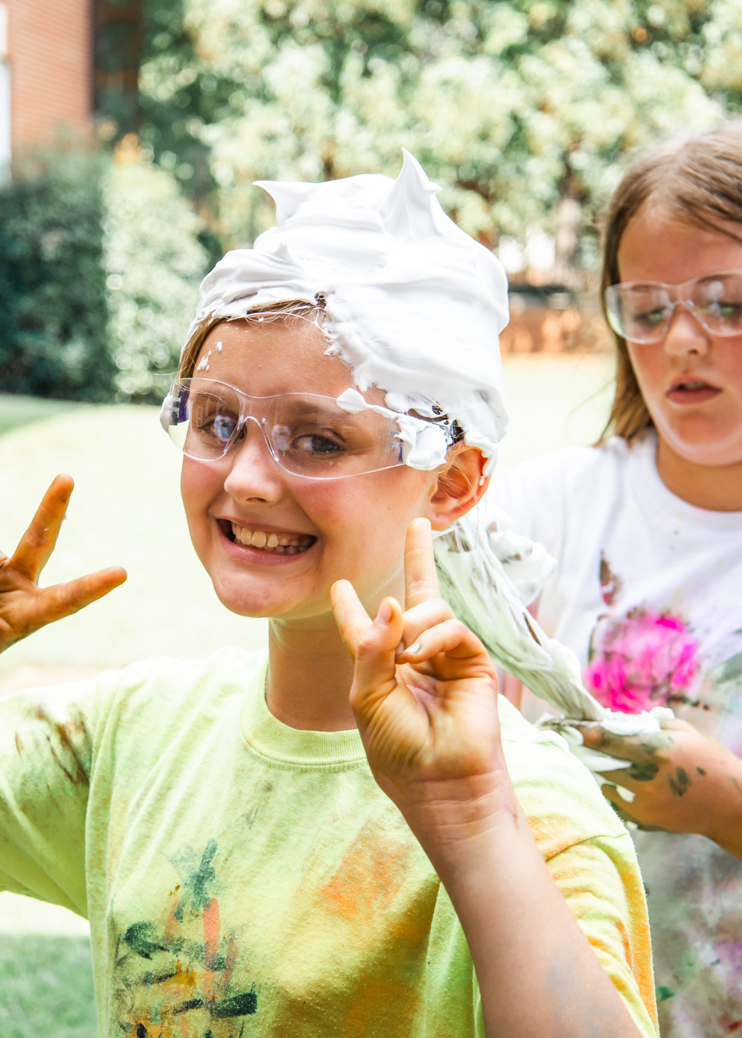 Summer Day Camp Kids get Messy